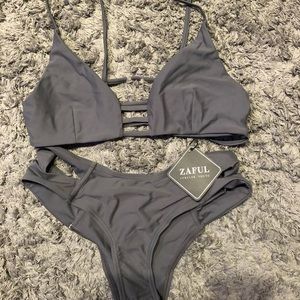 Gray zaful bikini